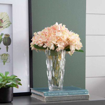 Hortensia flor artificial decorativa | Rosa pálido