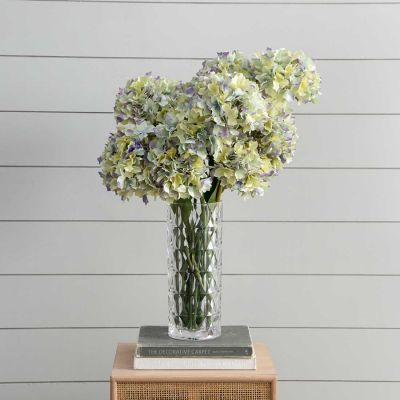Hortensia flor artificial decorativa | Celeste