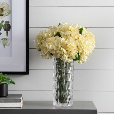Hortensia flor artificial decorativa | Crema